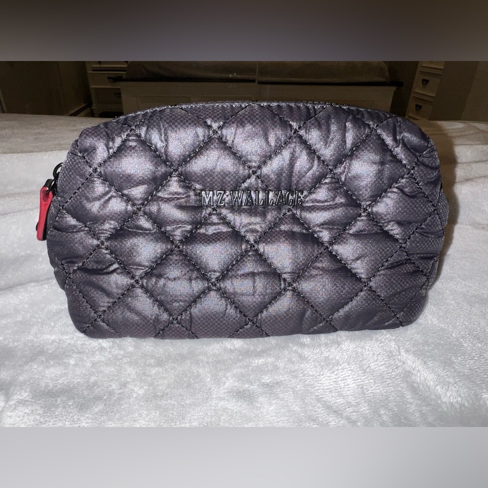 MZ Wallace black Quilted Cosmetic Bag